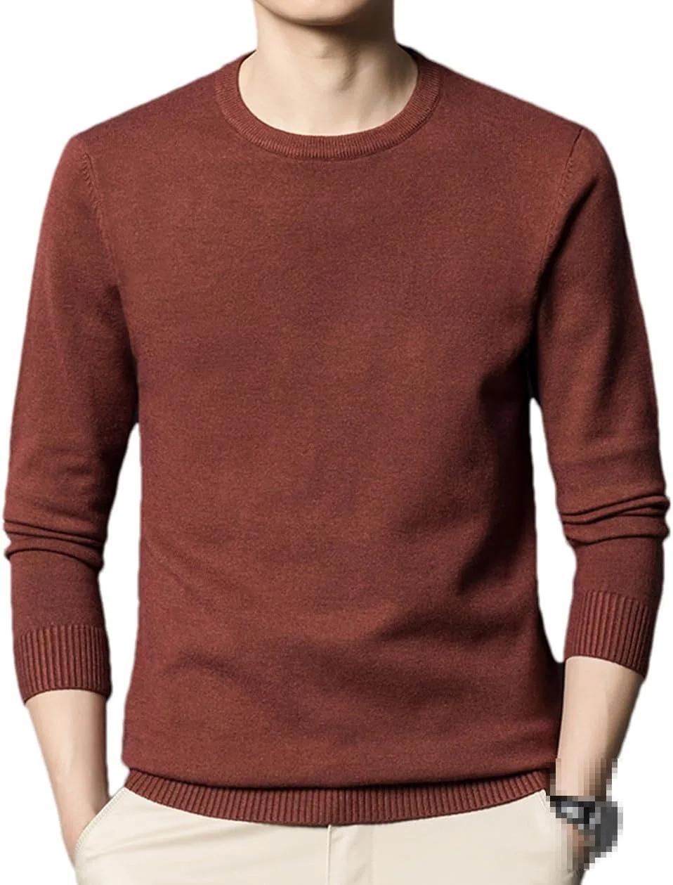 Свитер мужской теплый осенне-зимний O-Neck
Свитер мужской теплый осенне-зимний O-Neck