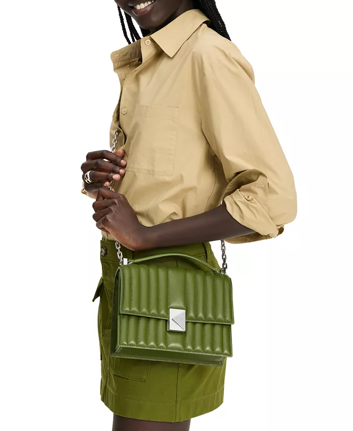 Маленькая сумка через плечо из стеганой кожи с цепочкой Deco kate spade new york, зеленый
Маленькая сумка через плечо из стеганой кожи с цепочкой Deco kate spade new york, зеленый