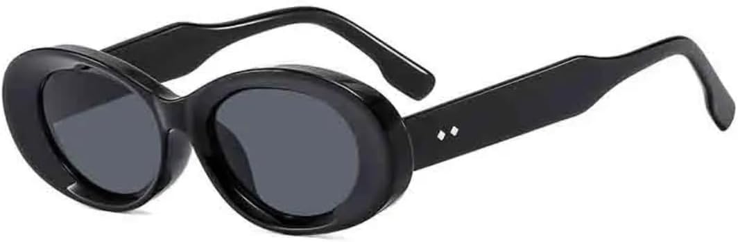 Солнцезащитные очки с защитой UV400 | Овальная маленькая оправа, цветные линзы | Для женщин и мужчин, для занятий спортом на открытом воздухе и вождения DSVIGF, Black Gray
Солнцезащитные очки с защитой UV400 | Овальная маленькая оправа, цветные линзы | Для женщин и мужчин, для занятий спортом на открытом воздухе и вождения DSVIGF, Black Gray