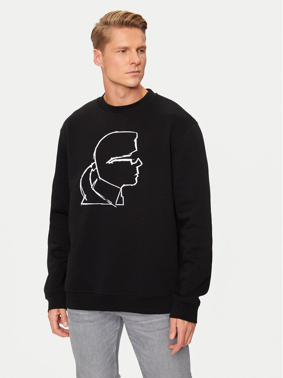 Толстовка обычного кроя Karl Lagerfeld, черный
Толстовка обычного кроя Karl Lagerfeld, черный