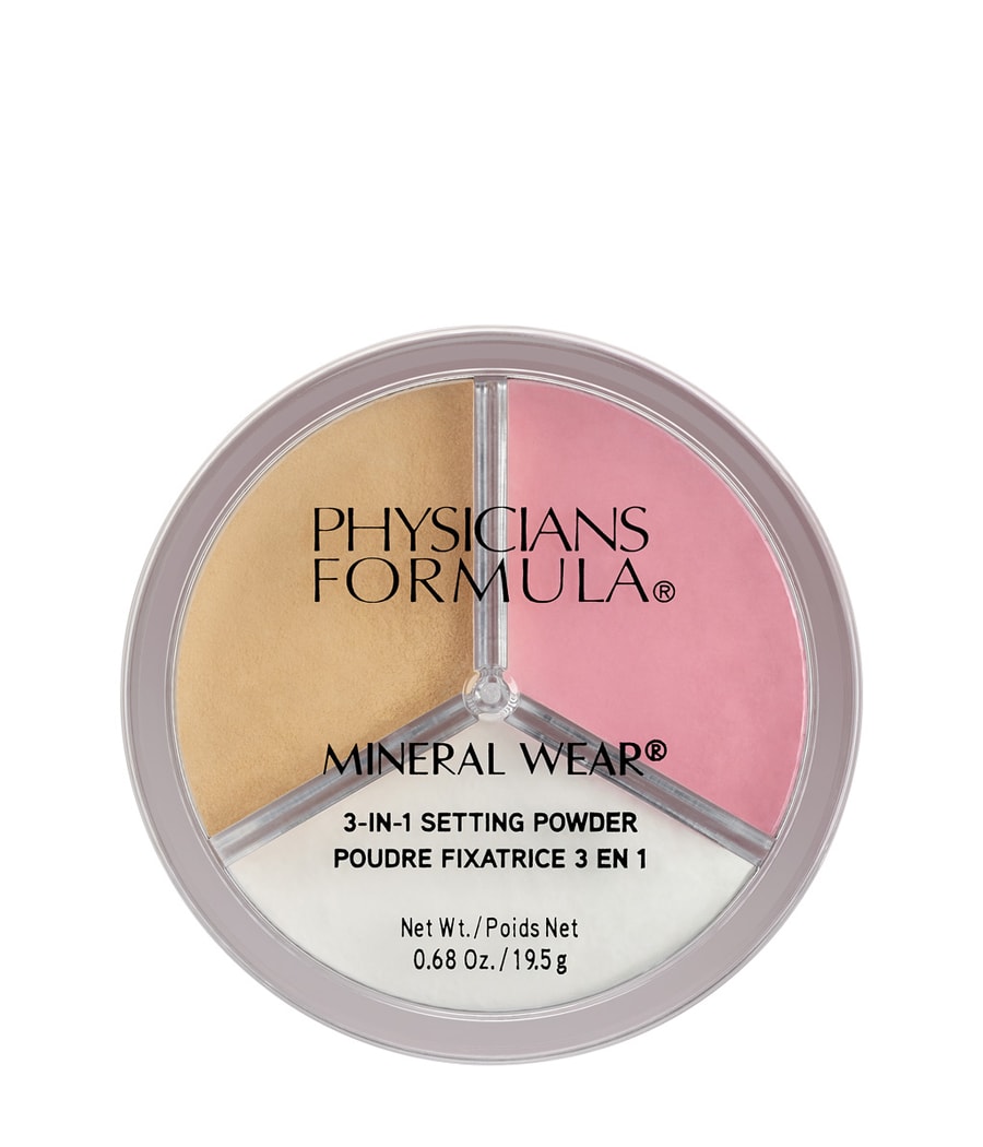 Фиксирующая пудра PHYSICIANS FORMULA Mineral Wear 3-In-1 Setting Powder, Set/Bright/Bake, 19.5g
Фиксирующая пудра PHYSICIANS FORMULA Mineral Wear 3-In-1 Setting Powder, Set/Bright/Bake, 19.5g