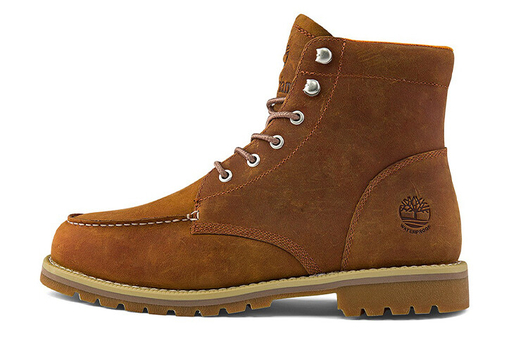 Мужские ботинки Timberland водонепроницаемые с логотипом, коричневый 
Мужские ботинки Timberland водонепроницаемые с логотипом, коричневый