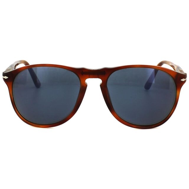 Солнцезащитные очки 9649 96/56 terria di siena черепаховые синие Persol, коричневый 
Солнцезащитные очки 9649 96/56 terria di siena черепаховые синие Persol, коричневый