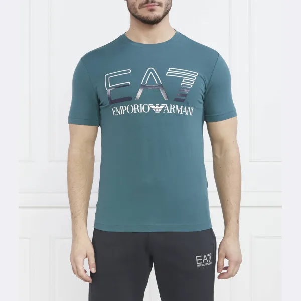 Футболка стандартного кроя Ea7, зеленый
Футболка стандартного кроя Ea7, зеленый