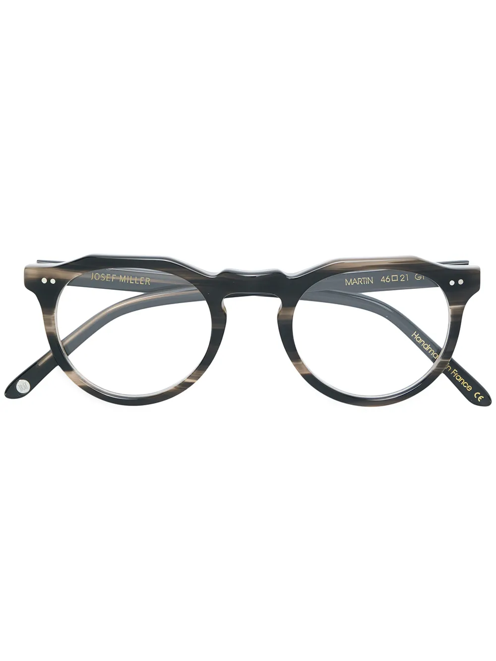 Очки в круглой оправе Josef Miller, коричневый
Очки в круглой оправе Josef Miller, коричневый