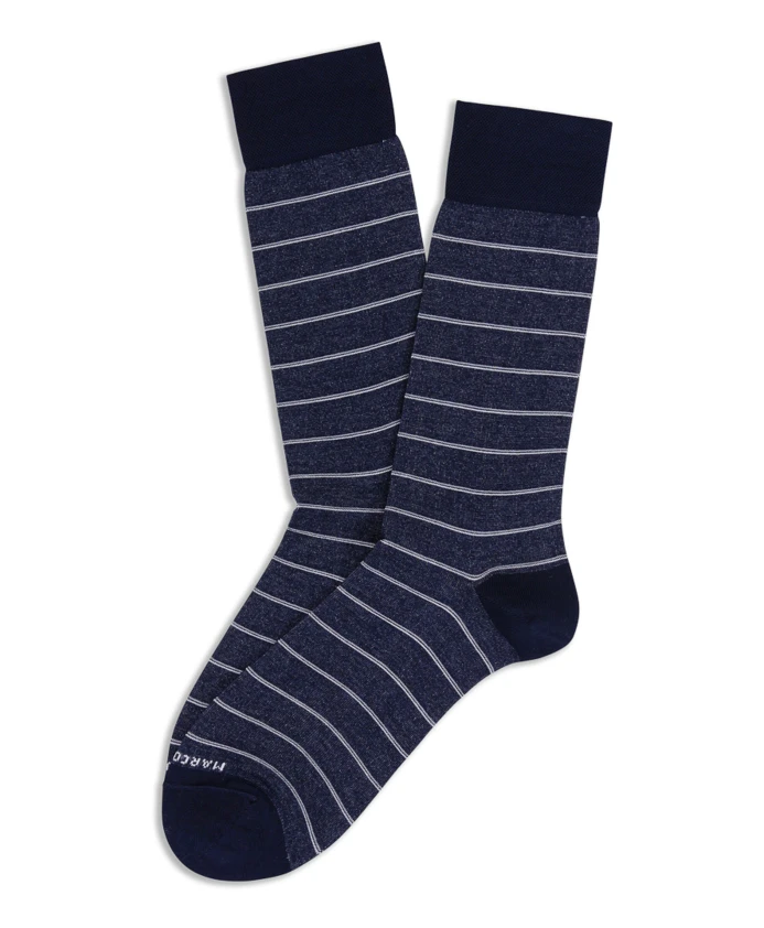 Полосатые хлопковые носки - классическая линия Marcoliani, синий
Полосатые хлопковые носки - классическая линия Marcoliani, синий
