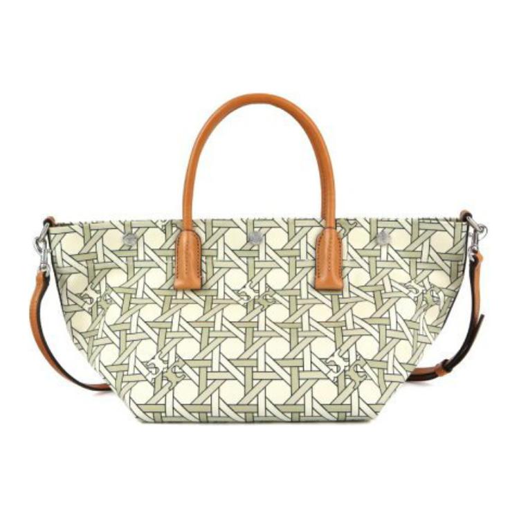 Сумка-шоппер из холста с кожаной отделкой, через плечо, портативная малого размера, женская, цвет слоновая кость TORY BURCH
Сумка-шоппер из холста с кожаной отделкой, через плечо, портативная малого размера, женская, цвет слоновая кость TORY BURCH