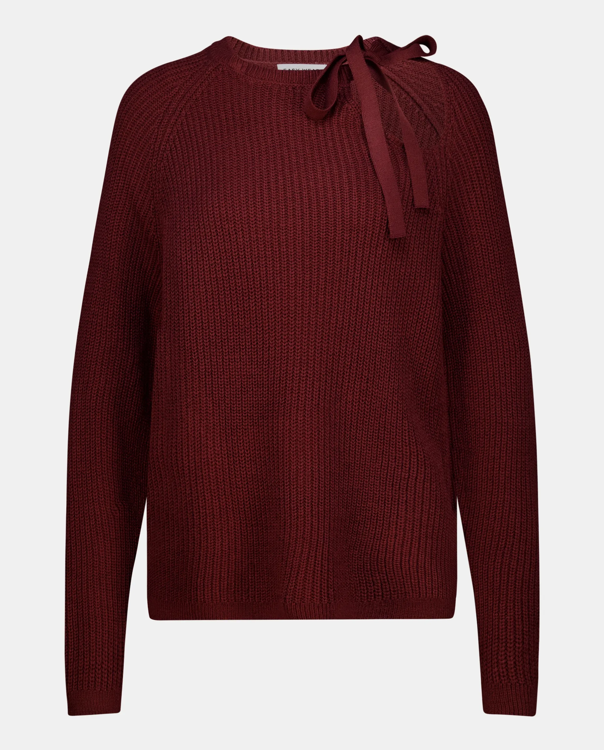 Женский свитер с круглым вырезом Easy Wear, бордовый
Женский свитер с круглым вырезом Easy Wear, бордовый