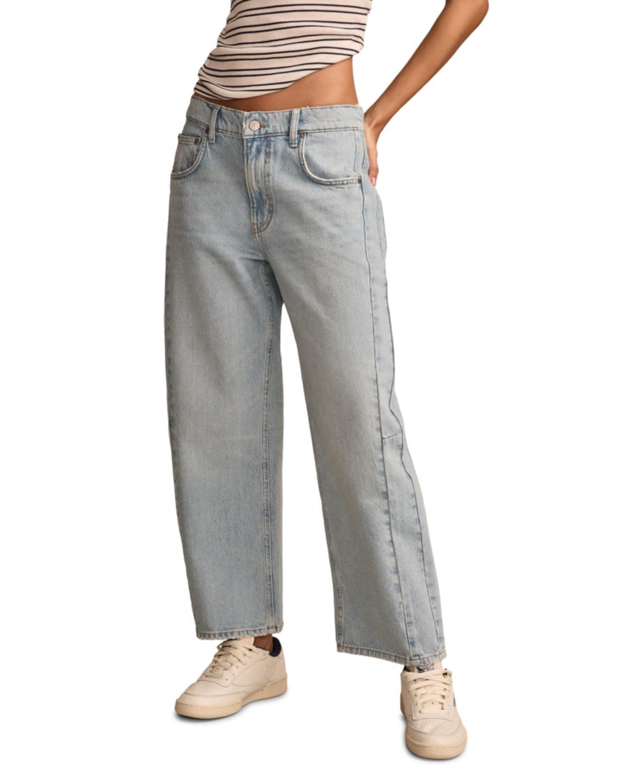 Женские джинсы с высокой посадкой и завышенной талией, с эффектом потертости Lucky Brand, Precious
Женские джинсы с высокой посадкой и завышенной талией, с эффектом потертости Lucky Brand, Precious