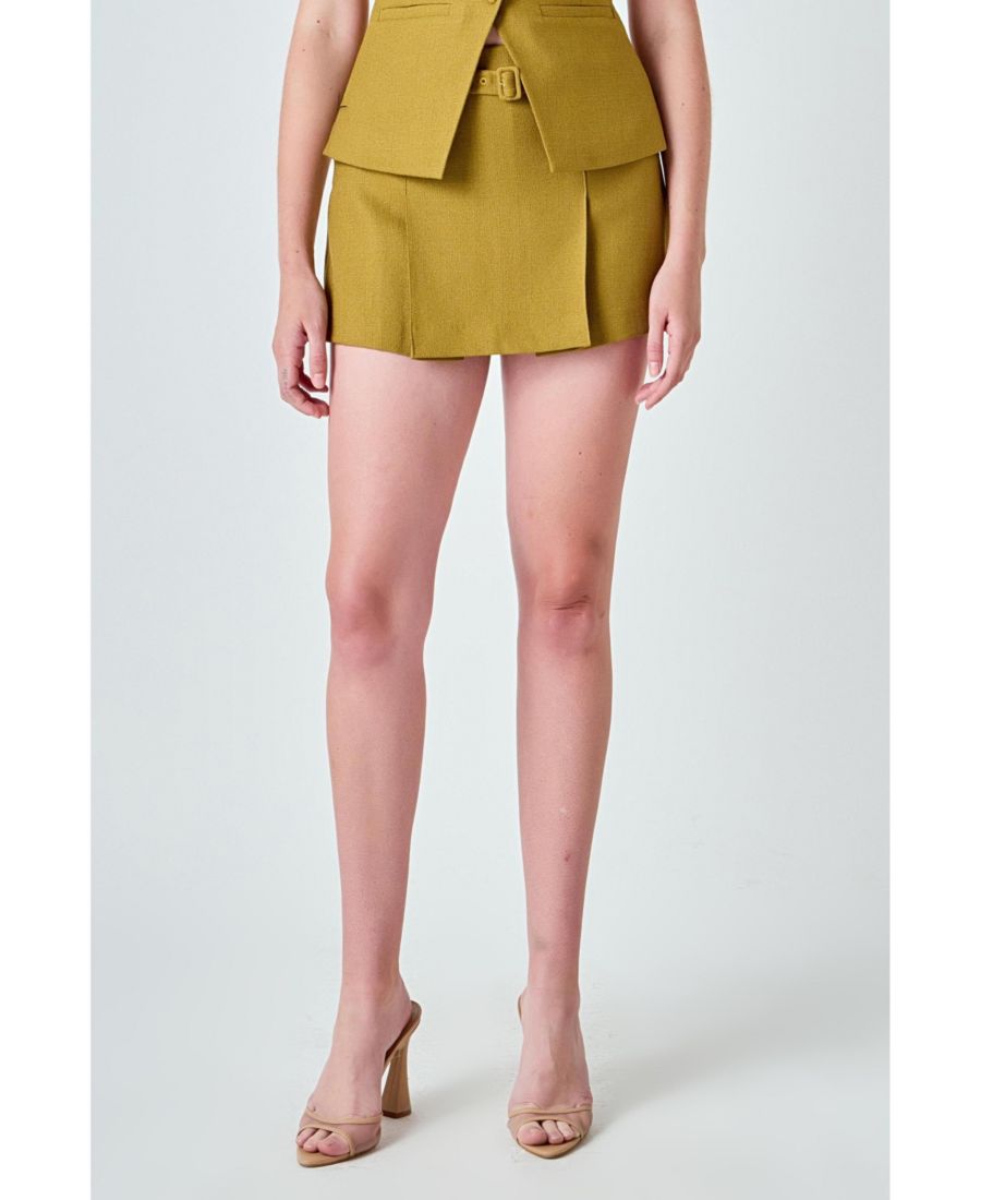 Женская плиссированная мини-шорты-юбка endless rose, Olive
Женская плиссированная мини-шорты-юбка endless rose, Olive