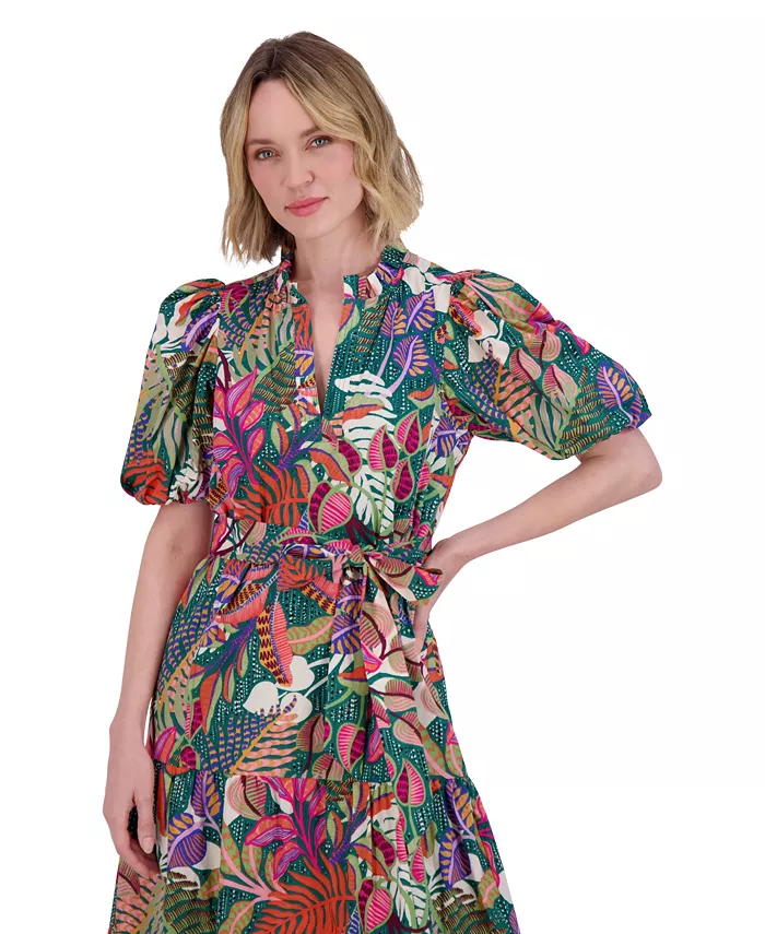 Женское хлопковое платье с принтом и пышными рукавами Vince Camuto, мультиколор
Женское хлопковое платье с принтом и пышными рукавами Vince Camuto, мультиколор