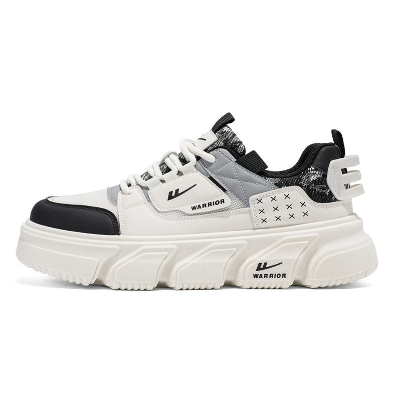 WARRIOR Покрытие высоты, устойчивое к истиранию, легкие, нескользящие, повседневные туфли с низким верхом, мужские, бежево-черные
WARRIOR Покрытие высоты, устойчивое к истиранию, легкие, нескользящие, повседневные туфли с низким верхом, мужские, бежево-черные