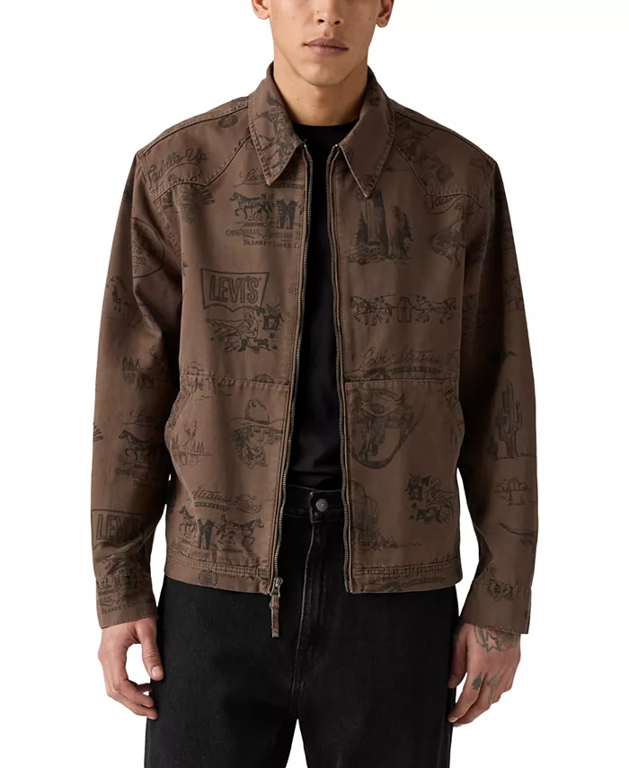 Мужская хлопковая куртка в стиле полька Levi'S, коричневый
Мужская хлопковая куртка в стиле полька Levi'S, коричневый