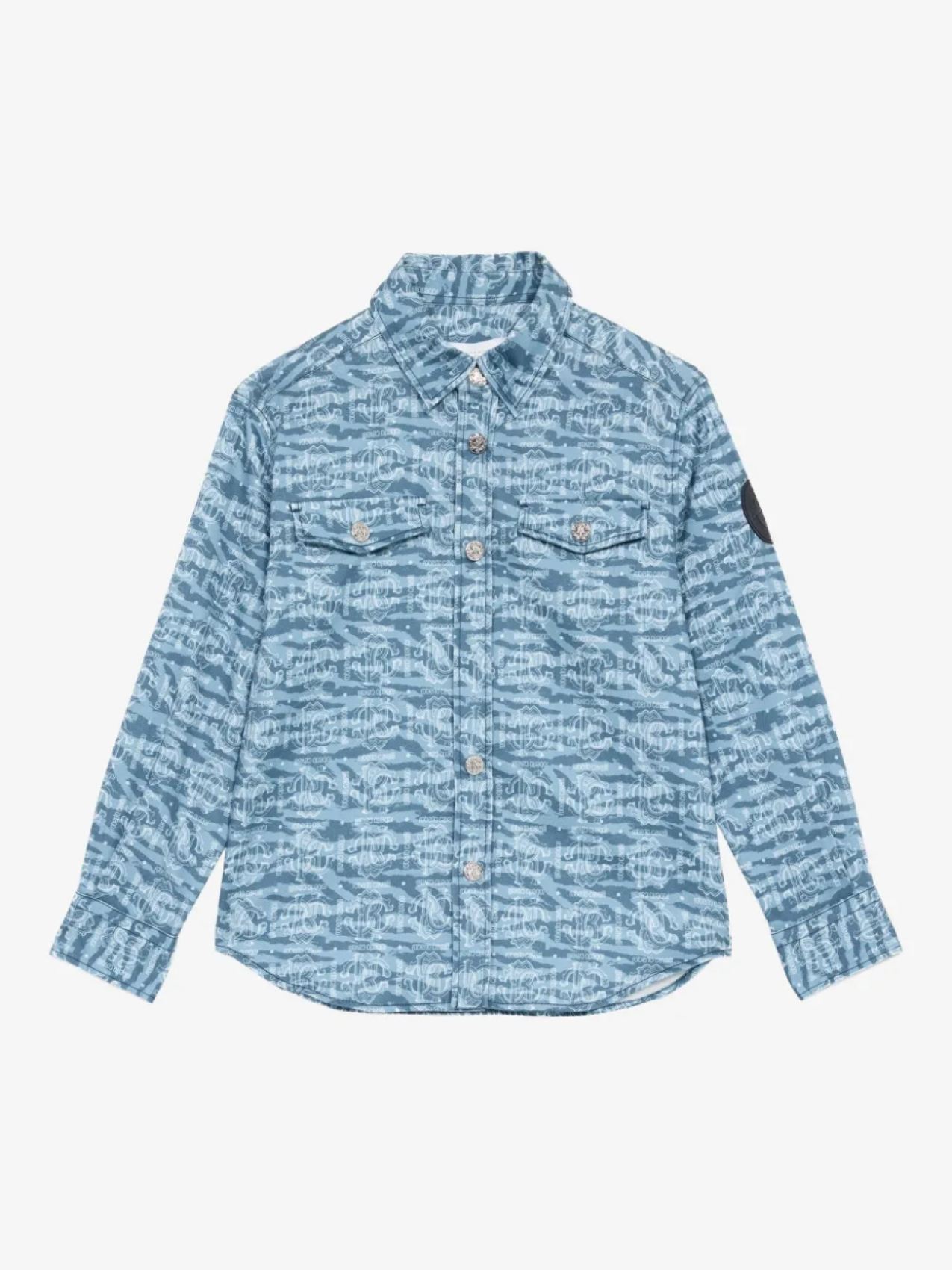 Футболка Roberto Cavalli Junior с принтом по всей поверхности, синий
Футболка Roberto Cavalli Junior с принтом по всей поверхности, синий