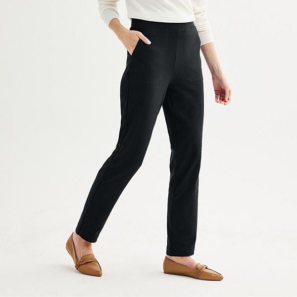 Petite knit essential брюки прямого кроя Croft & Barrow, Mineral Black
Petite knit essential брюки прямого кроя Croft & Barrow, Mineral Black