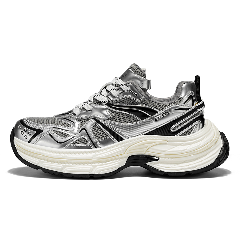 REPUSEN Серебристые металлические мужские кроссовки на платформе с защитой от истирания и дышащим верхом, цвет Silver Gunmetal
REPUSEN Серебристые металлические мужские кроссовки на платформе с защитой от истирания и дышащим верхом, цвет Silver Gunmetal