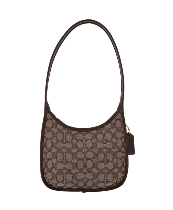 Фирменная сумка через плечо - кожа - коричневая Coach, коричневый
Фирменная сумка через плечо - кожа - коричневая Coach, коричневый