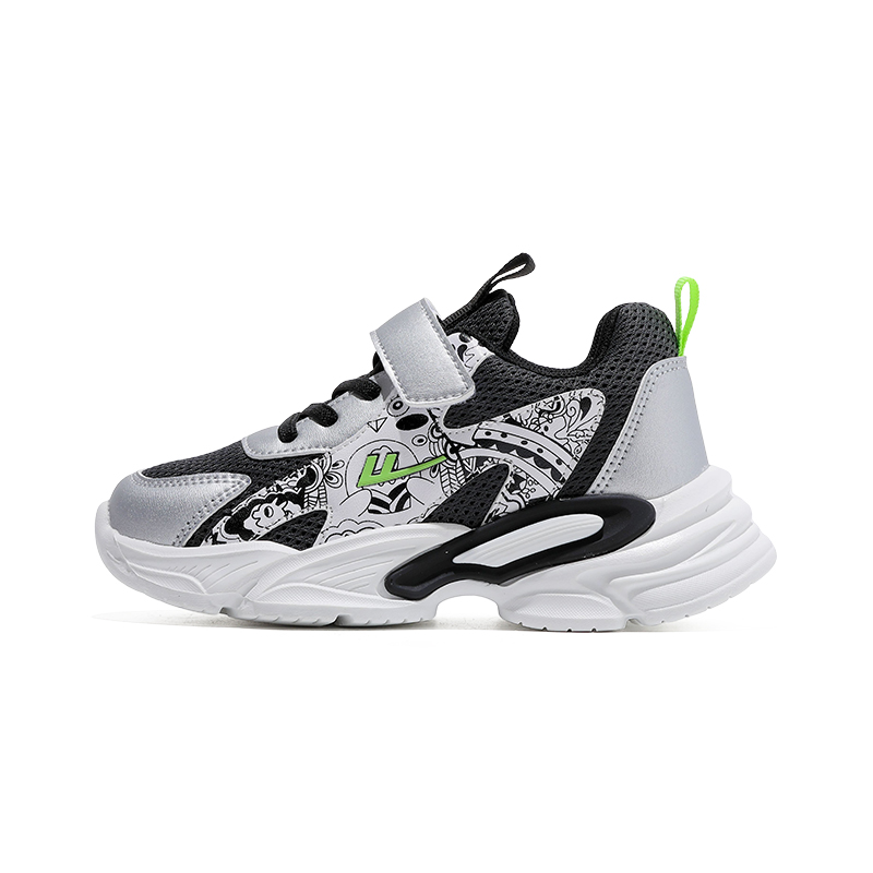 Нескользящие, износостойкие, дышащие детские кроссовки для бега WARRIOR, черный/серебряный
Нескользящие, износостойкие, дышащие детские кроссовки для бега WARRIOR, черный/серебряный