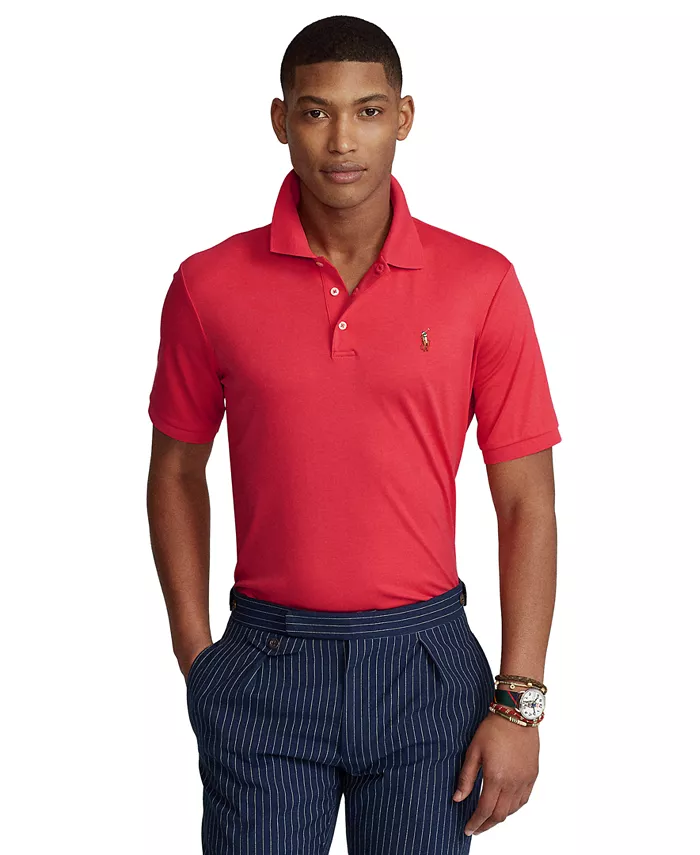 Мужская поло Slim Fit из мягкого хлопка по индивидуальному заказу Polo Ralph Lauren, серый
Мужская поло Slim Fit из мягкого хлопка по индивидуальному заказу Polo Ralph Lauren, серый