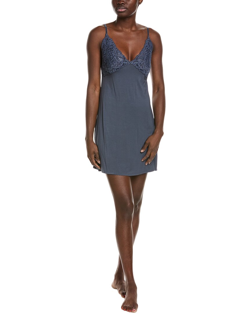 Кружевная сорочка Natori Feathers Essentials, синий
Кружевная сорочка Natori Feathers Essentials, синий