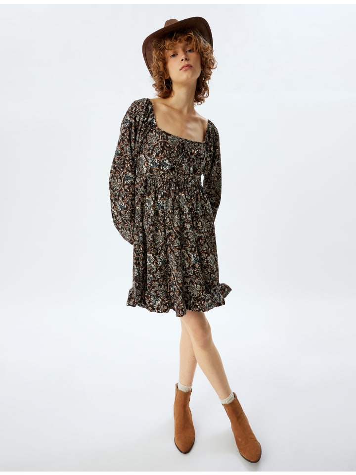 Короткое платье KOTON, цвет braun gemustert
Короткое платье KOTON, цвет braun gemustert