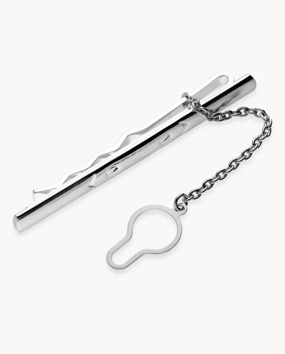 Зажим для галстука в форме стрелы из родиевого металла OKsilver, серебряный
Зажим для галстука в форме стрелы из родиевого металла OKsilver, серебряный