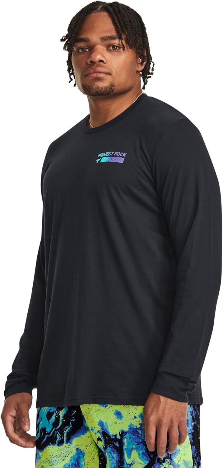 Мужская футболка с длинным рукавом UNDER ARMOUR UA Project Rock Brahma, черный/фиолетовый
Мужская футболка с длинным рукавом UNDER ARMOUR UA Project Rock Brahma, черный/фиолетовый