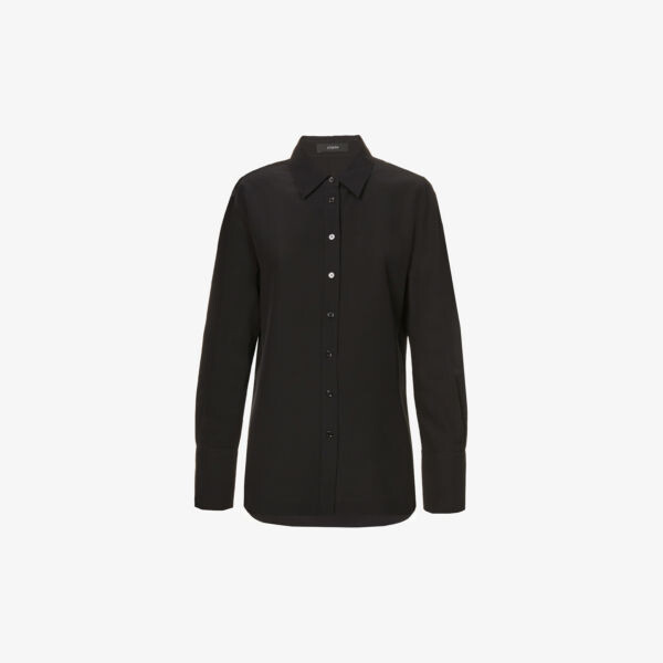 Блузка Joe свободного кроя из шелка Joseph, черный
Блузка Joe свободного кроя из шелка Joseph, черный