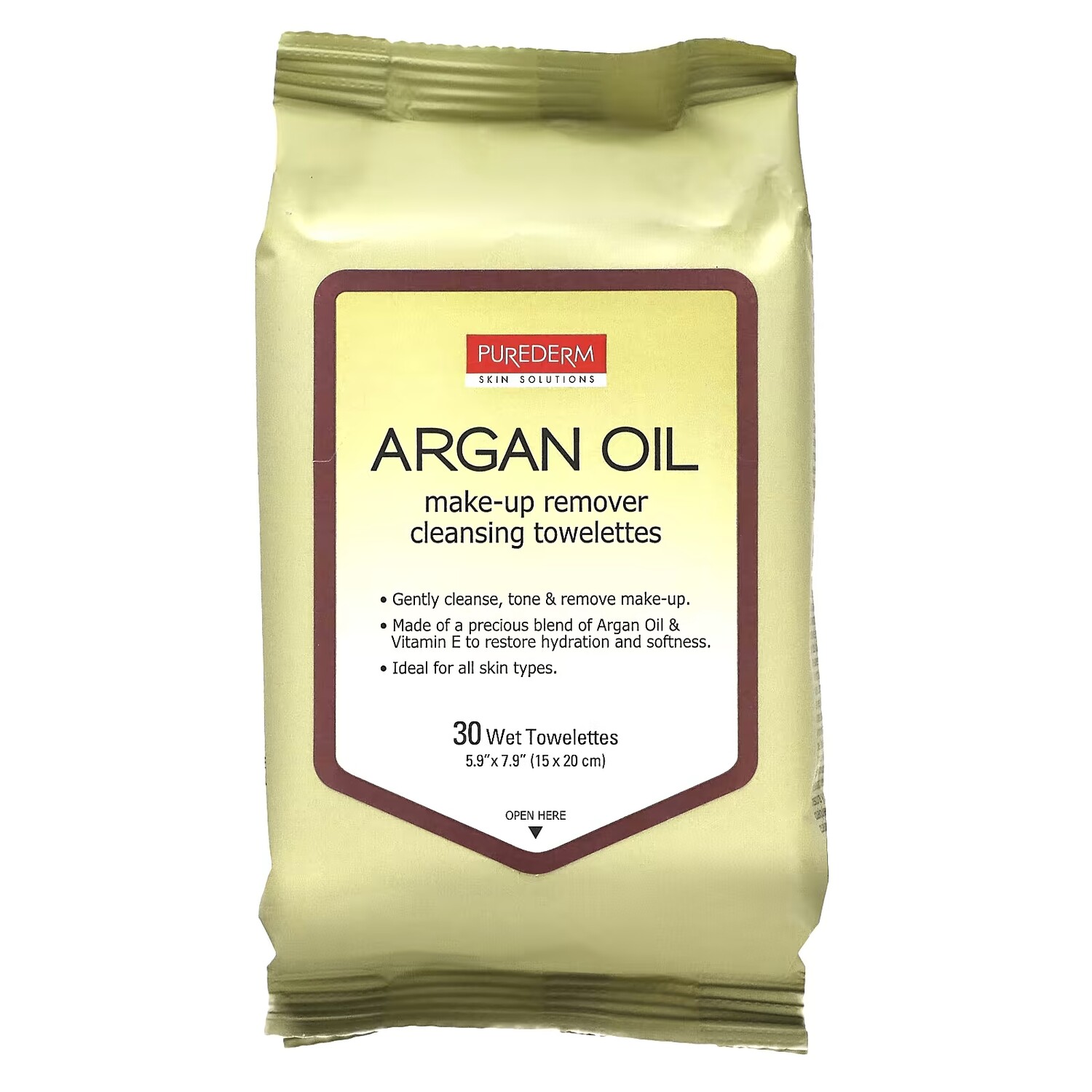 Салфетки очищающие для снятия макияжа Purederm с аргановым маслом, 30 влажных салфеток
Салфетки очищающие для снятия макияжа Purederm с аргановым маслом, 30 влажных салфеток