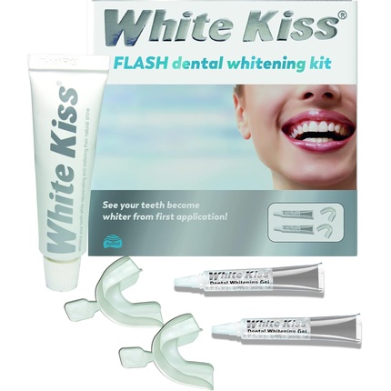 Набор для отбеливания зубов White Kiss Flash с направляющими и гелем Biocosmetics Laboratories
Набор для отбеливания зубов White Kiss Flash с направляющими и гелем Biocosmetics Laboratories