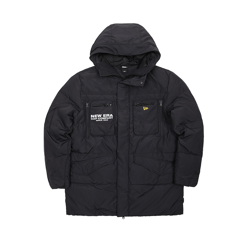 New Era Пуховик унисекс черный, Black 
New Era Пуховик унисекс черный, Black