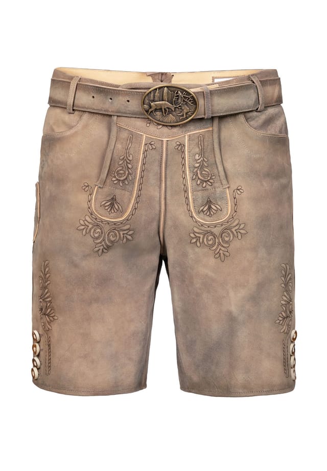 Короткие брюки из дикой кожи Lukas Edelnice, коричневый
Короткие брюки из дикой кожи Lukas Edelnice, коричневый