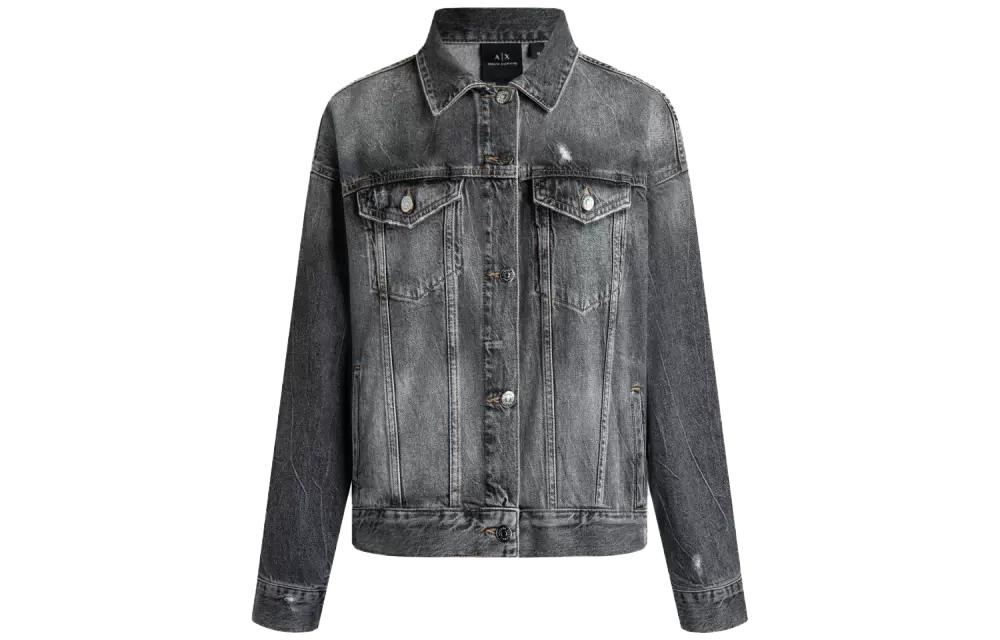 Куртка джинсовая женская серая весна-лето 2023 ARMANI EXCHANGE, Серый, Куртка джинсовая женская серая весна-лето 2023 ARMANI EXCHANGE
Куртка джинсовая женская серая весна-лето 2023 ARMANI EXCHANGE, Серый, Куртка джинсовая женская серая весна-лето 2023 ARMANI EXCHANGE