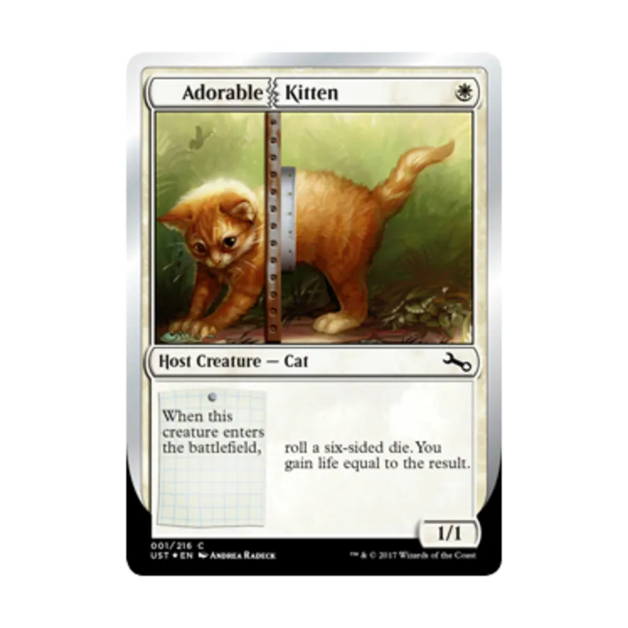 CCG Очаровательный котёнок (С), MTG - Unstable
CCG Очаровательный котёнок (С), MTG - Unstable