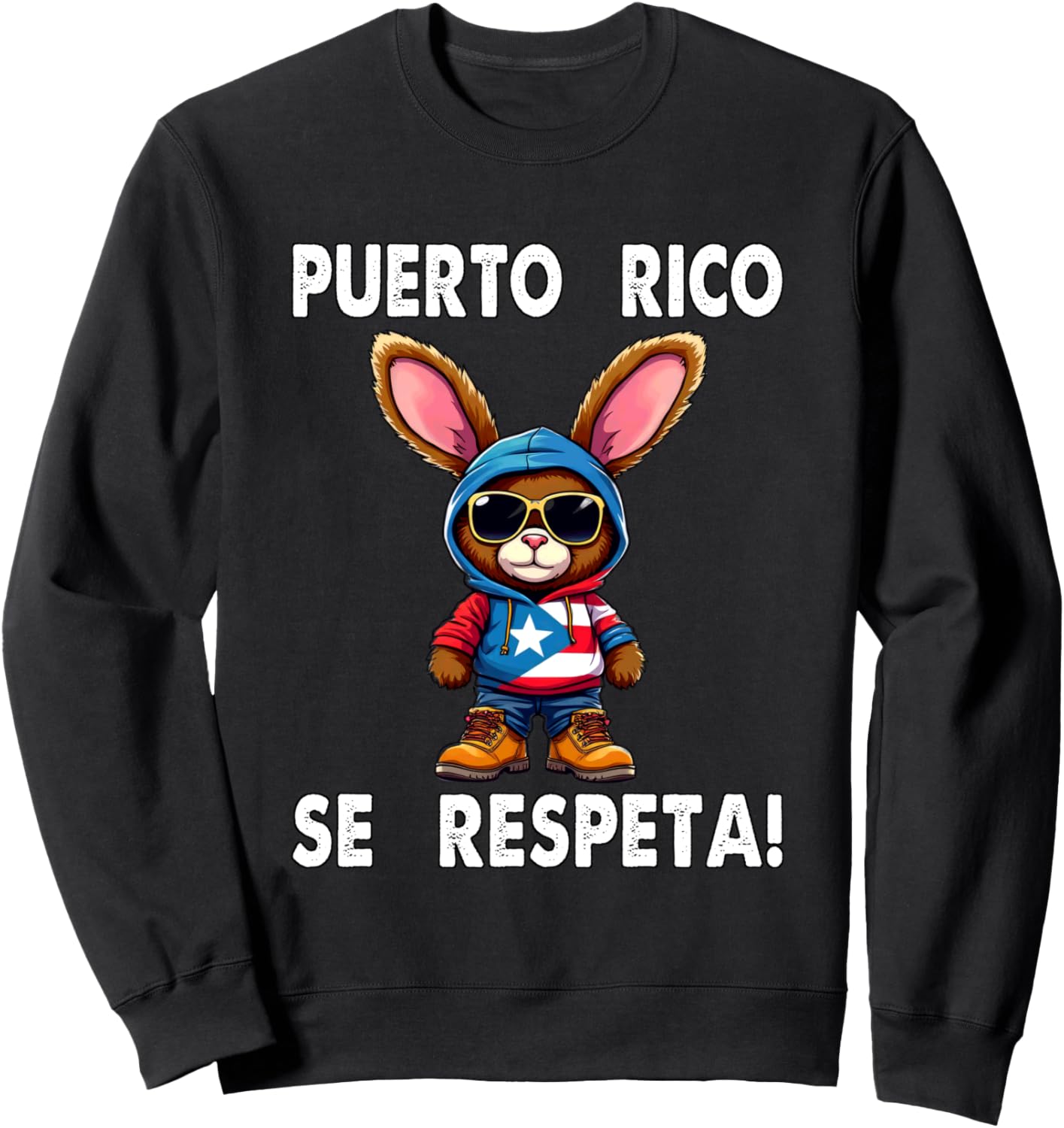 Толстовка с флагом Puerto Rico Se Respeta Boricua и кроликом PR Protest Puerto Rico Se Respeta Collection, More Here, черный
Толстовка с флагом Puerto Rico Se Respeta Boricua и кроликом PR Protest Puerto Rico Se Respeta Collection, More Here, черный
