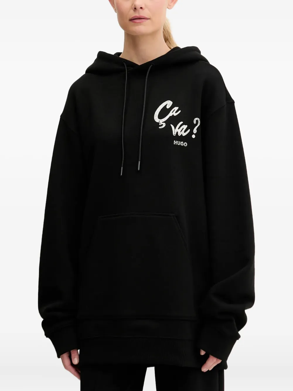 Худи с графичным принтом HUGO, черный
Худи с графичным принтом HUGO, черный