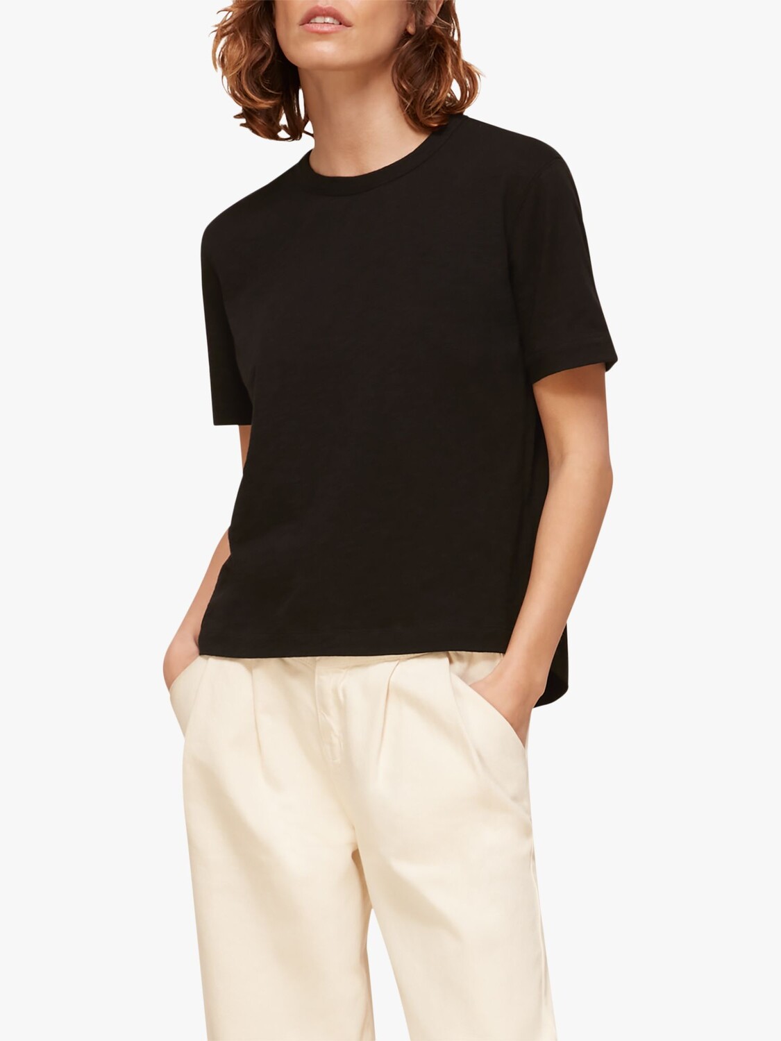 Футболка Emily Ultimate с коротким рукавом Whistles, черный
Футболка Emily Ultimate с коротким рукавом Whistles, черный