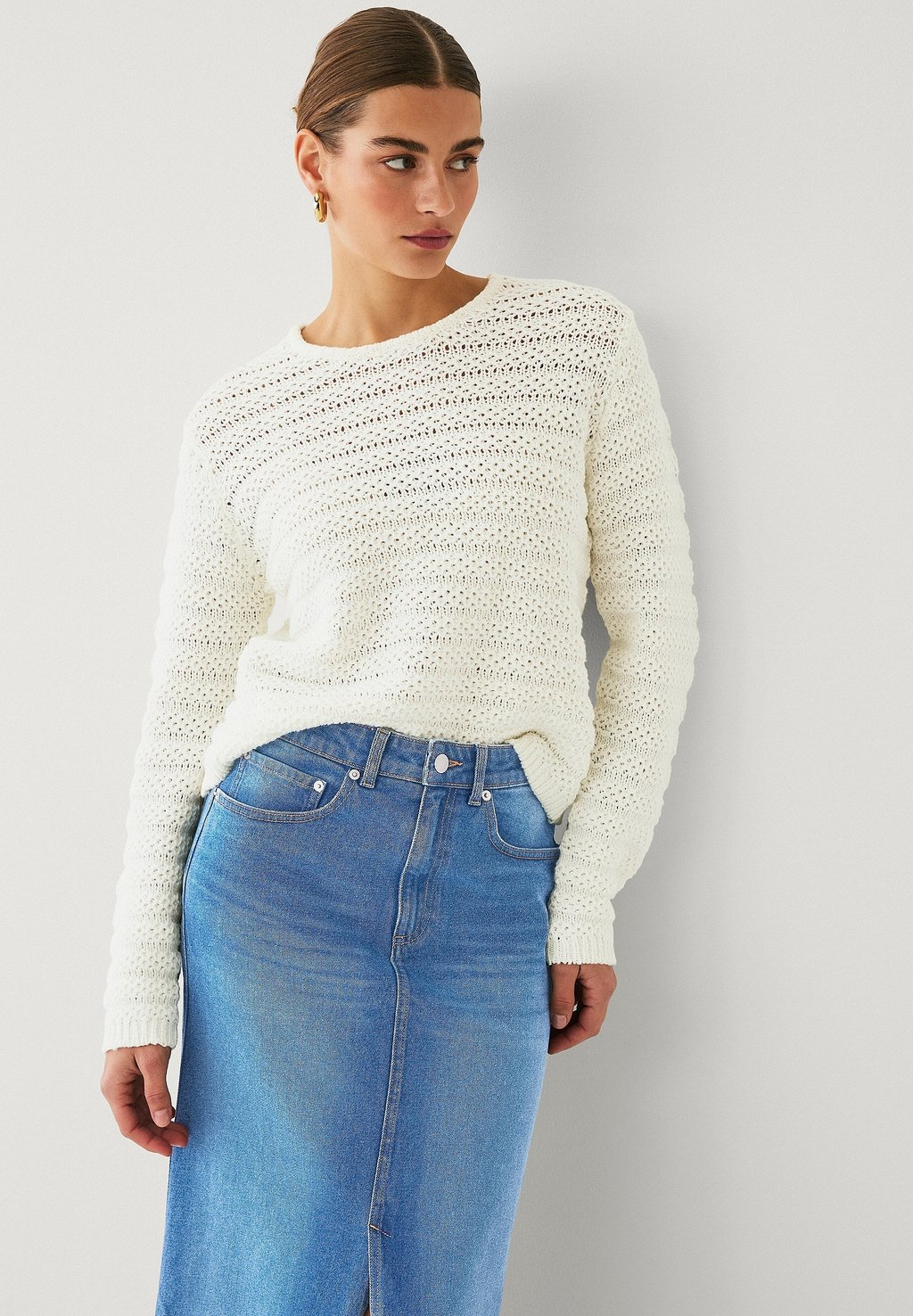 Джемпер Ellos Collection, белый
Джемпер Ellos Collection, белый