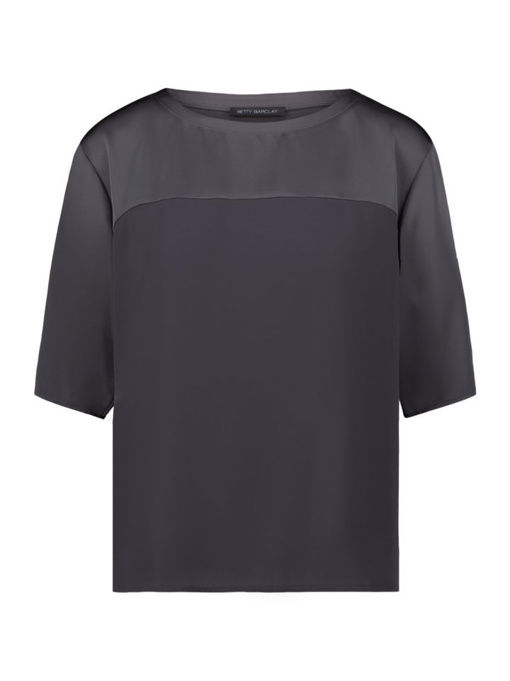 Блузка-рубашка антрацитового цвета Betty Barclay
Блузка-рубашка антрацитового цвета Betty Barclay