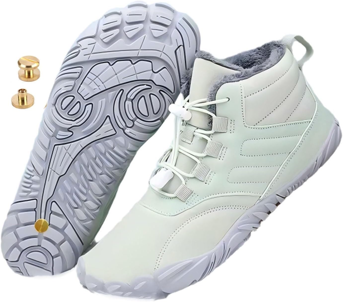 Зимние заземляющие обувь с медью, походная обувь для ходьбы, зимние походные ботинки для женщин и мужчин с цельными медными винтами Zureto, зеленый
Зимние заземляющие обувь с медью, походная обувь для ходьбы, зимние походные ботинки для женщин и мужчин с цельными медными винтами Zureto, зеленый