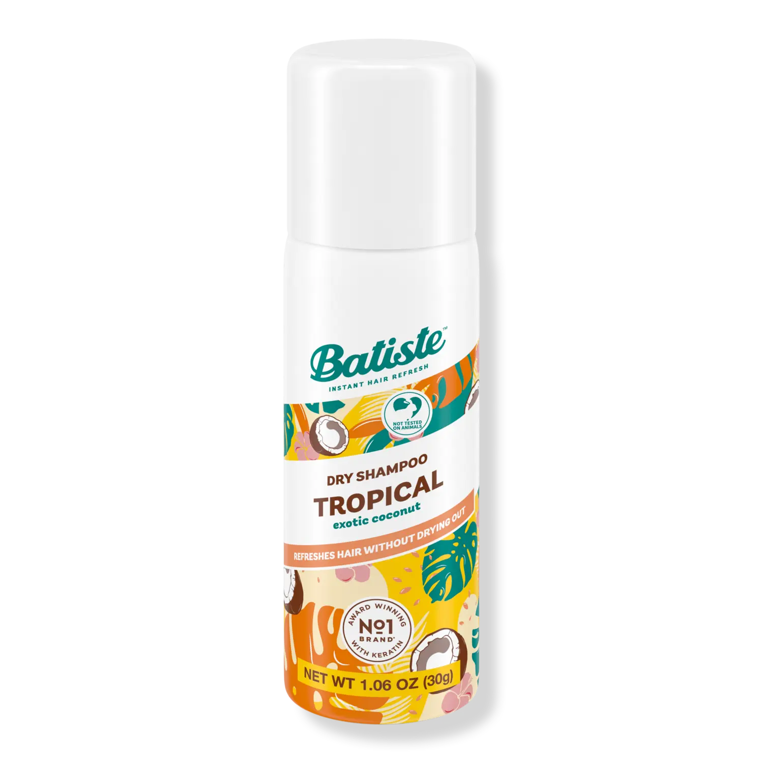 Сухой шампунь дорожного размера Batiste, Tropical - Exotic Coconut
Сухой шампунь дорожного размера Batiste, Tropical - Exotic Coconut