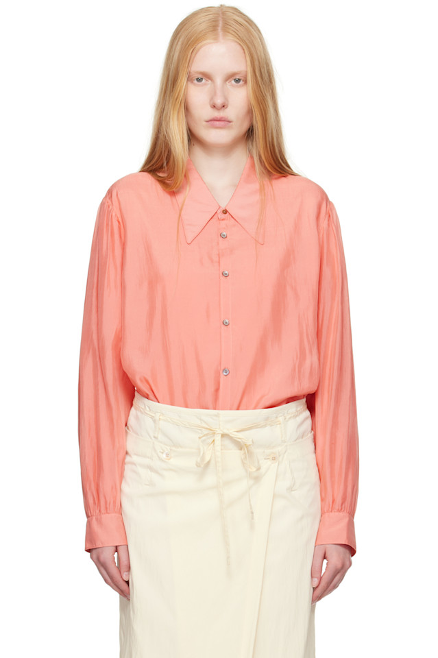 Рубашка с заострённым воротником Light Lemaire, красный
Рубашка с заострённым воротником Light Lemaire, красный