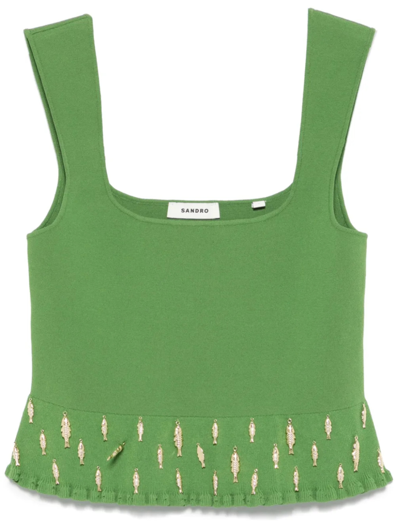 Декорированный топ с подвесками SANDRO, зеленый
Декорированный топ с подвесками SANDRO, зеленый