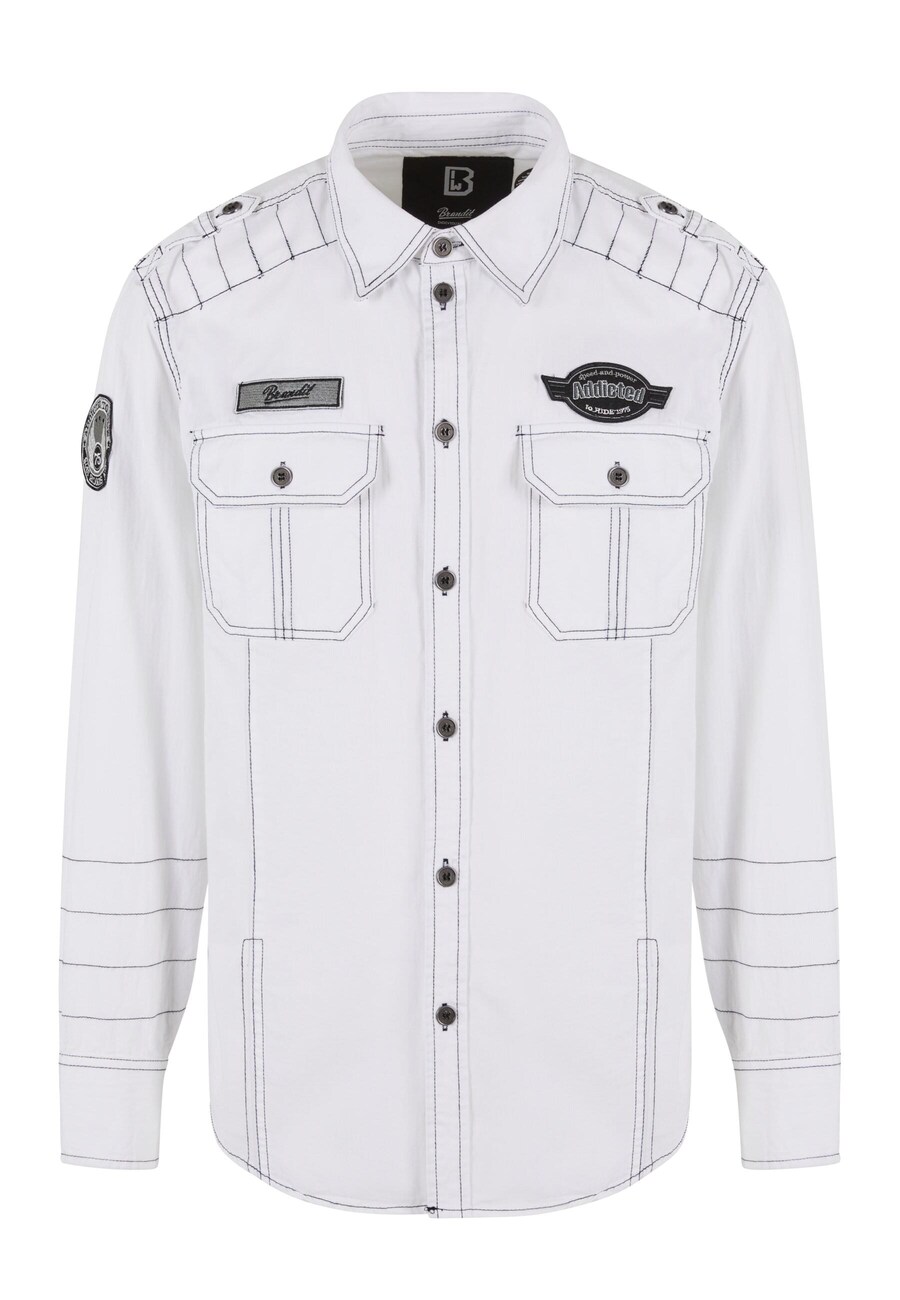 Рубашка на пуговицах классического кроя Brandit Luis, White
Рубашка на пуговицах классического кроя Brandit Luis, White