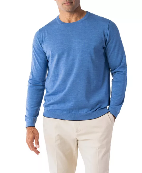 Свитер с круглым вырезом Keaton Robert Talbott, синий
Свитер с круглым вырезом Keaton Robert Talbott, синий