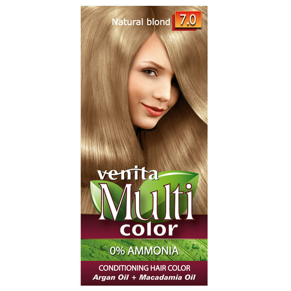 Краска для волос без аммиака 7.0 натуральный блондин, 1 упаковка. Venita Multicolor, цвет 7.0 natural blond
Краска для волос без аммиака 7.0 натуральный блондин, 1 упаковка. Venita Multicolor, цвет 7.0 natural blond