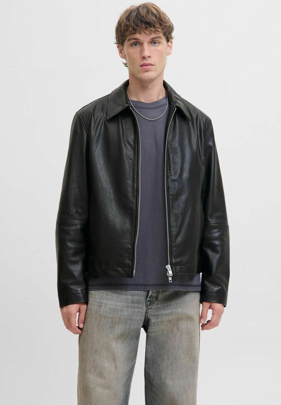 Куртка Jack & Jones Leather jacket, Black
Куртка Jack & Jones Leather jacket, Black