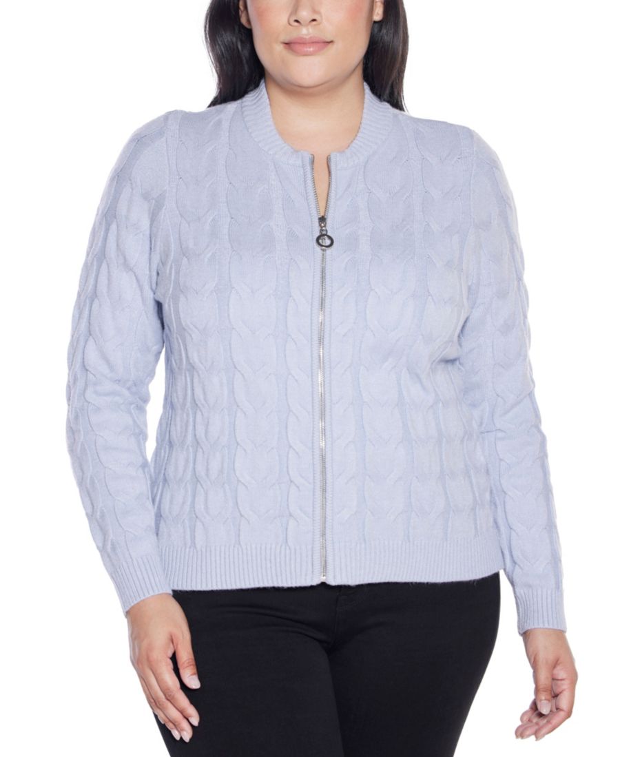 Свитер Black Label с застежкой-молнией больших размеров Belldini, Blue Haze, Silver
Свитер Black Label с застежкой-молнией больших размеров Belldini, Blue Haze, Silver