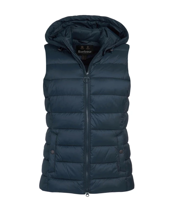 Стеганый жилет Shaw с капюшоном Barbour, синий
Стеганый жилет Shaw с капюшоном Barbour, синий