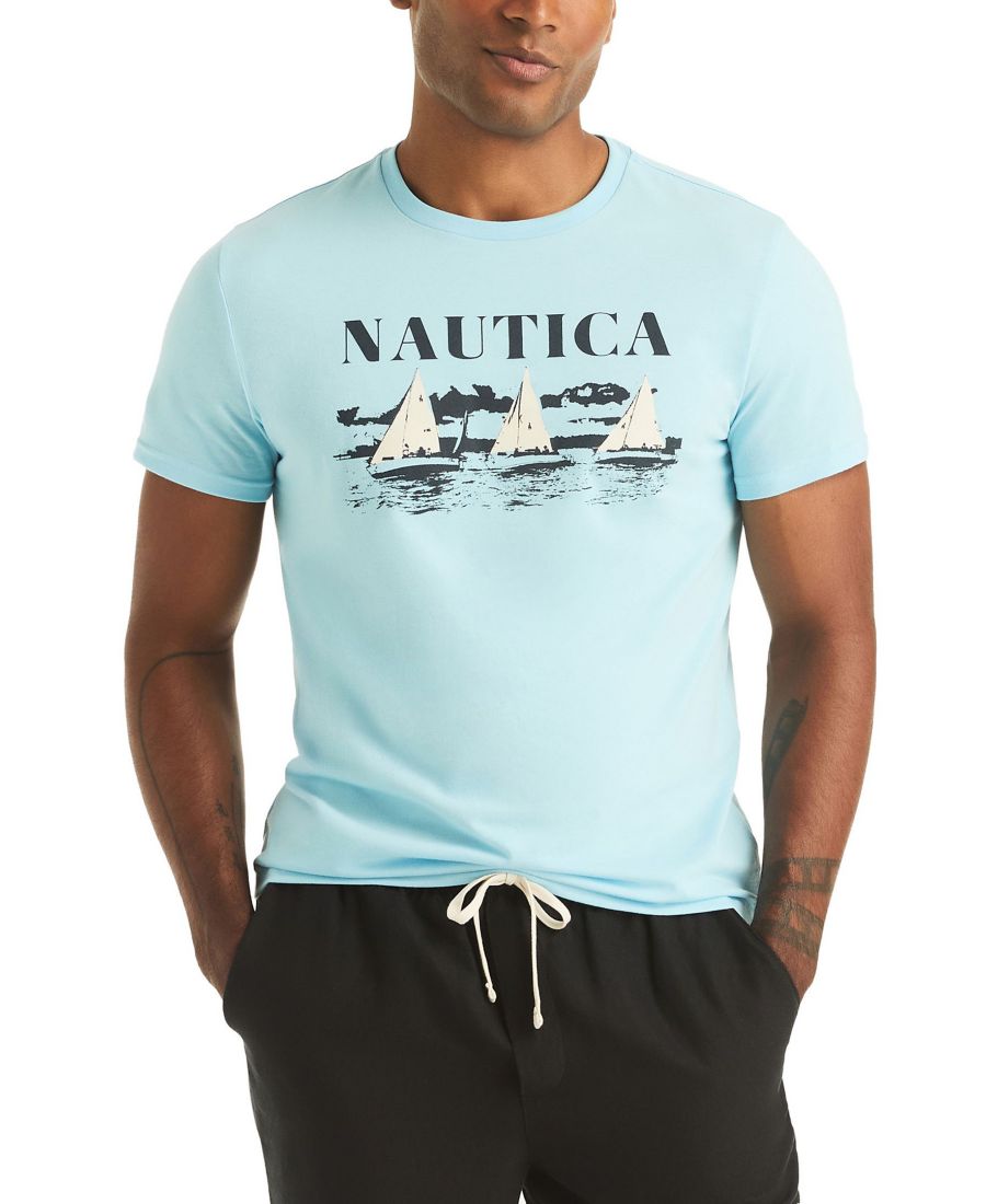 Мужская футболка с коротким рукавом и принтом Nautica, Sky Blue, Синий, Мужская футболка с коротким рукавом и принтом Nautica, Sky Blue
Мужская футболка с коротким рукавом и принтом Nautica, Sky Blue, Синий, Мужская футболка с коротким рукавом и принтом Nautica, Sky Blue